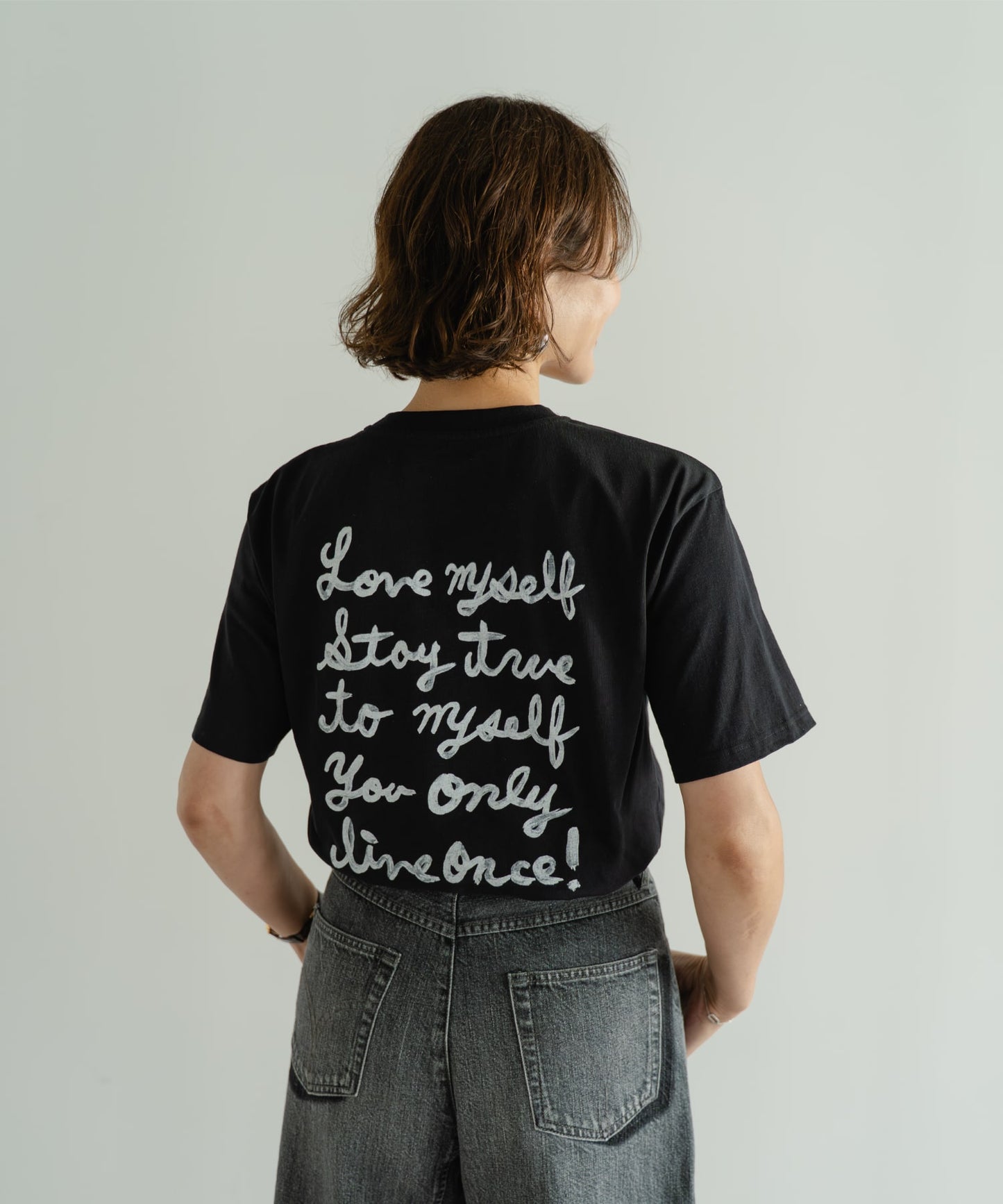 Message T Shirt - Black