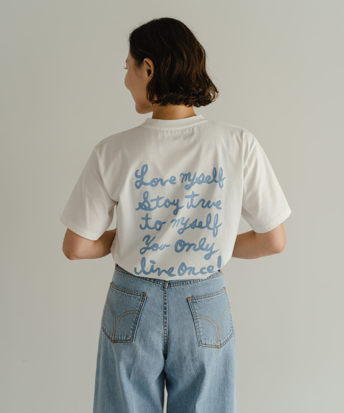 Message T Shirt - White