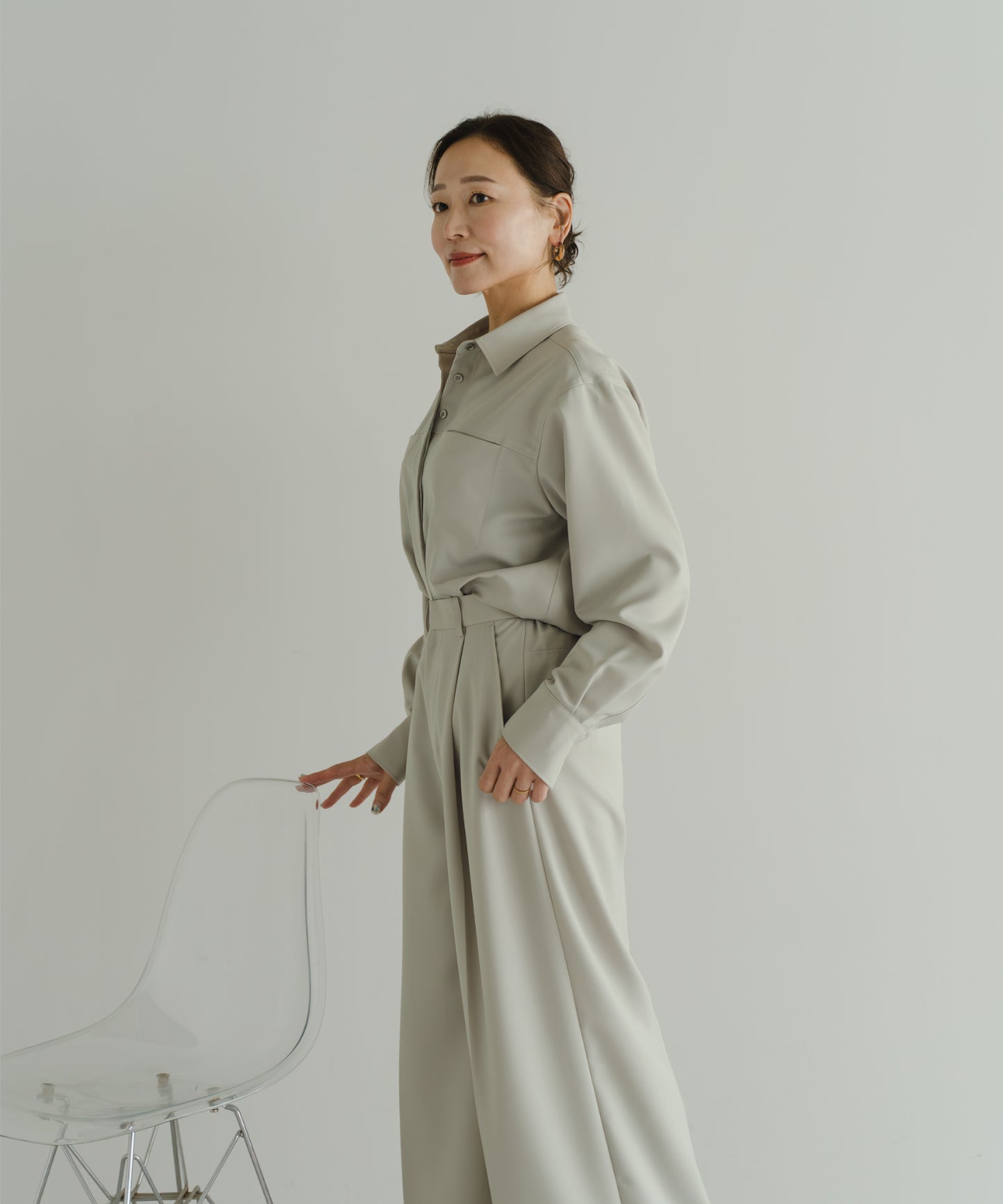 Over Size Shirt - Sage