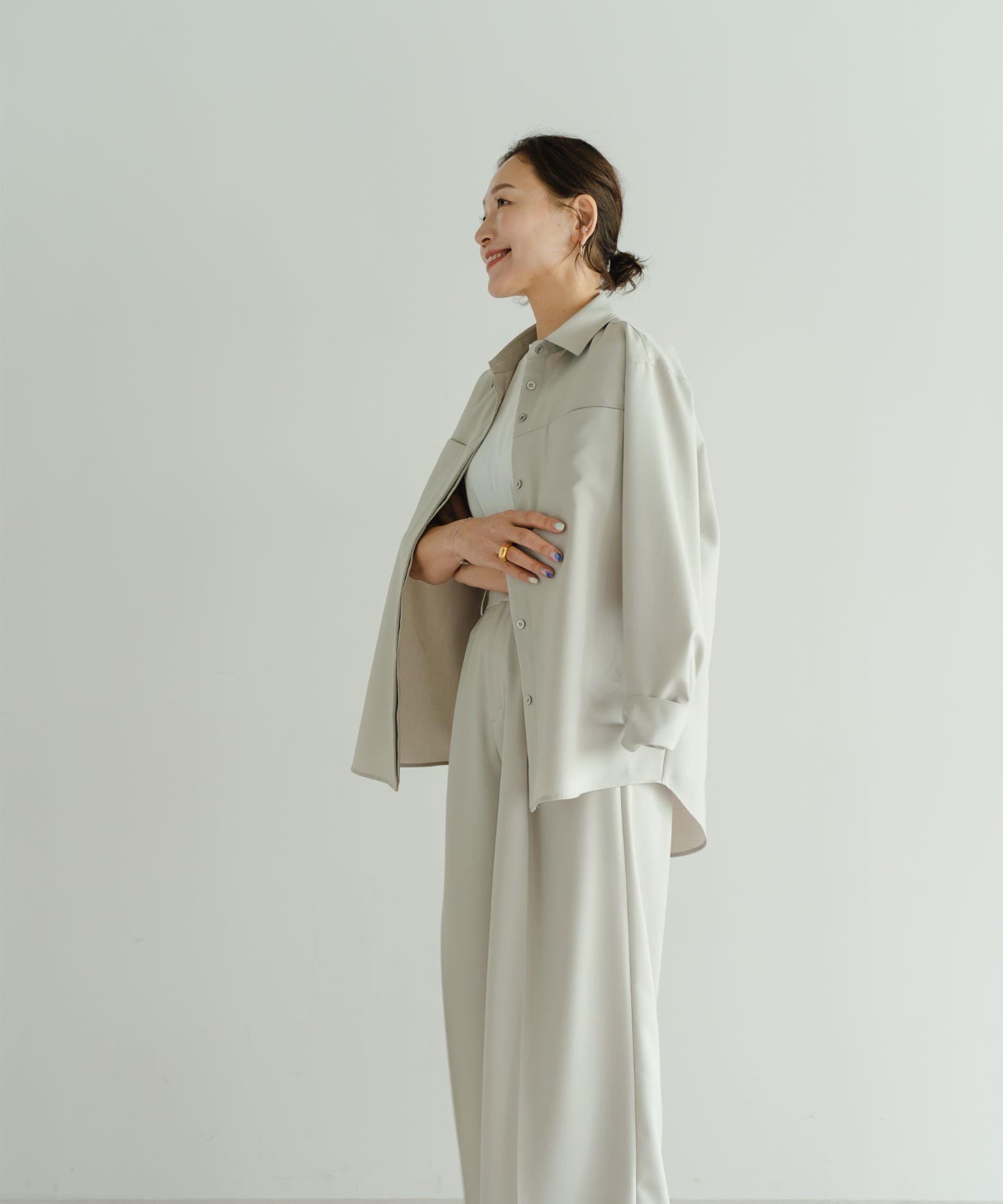 Over Size Shirt - Sage