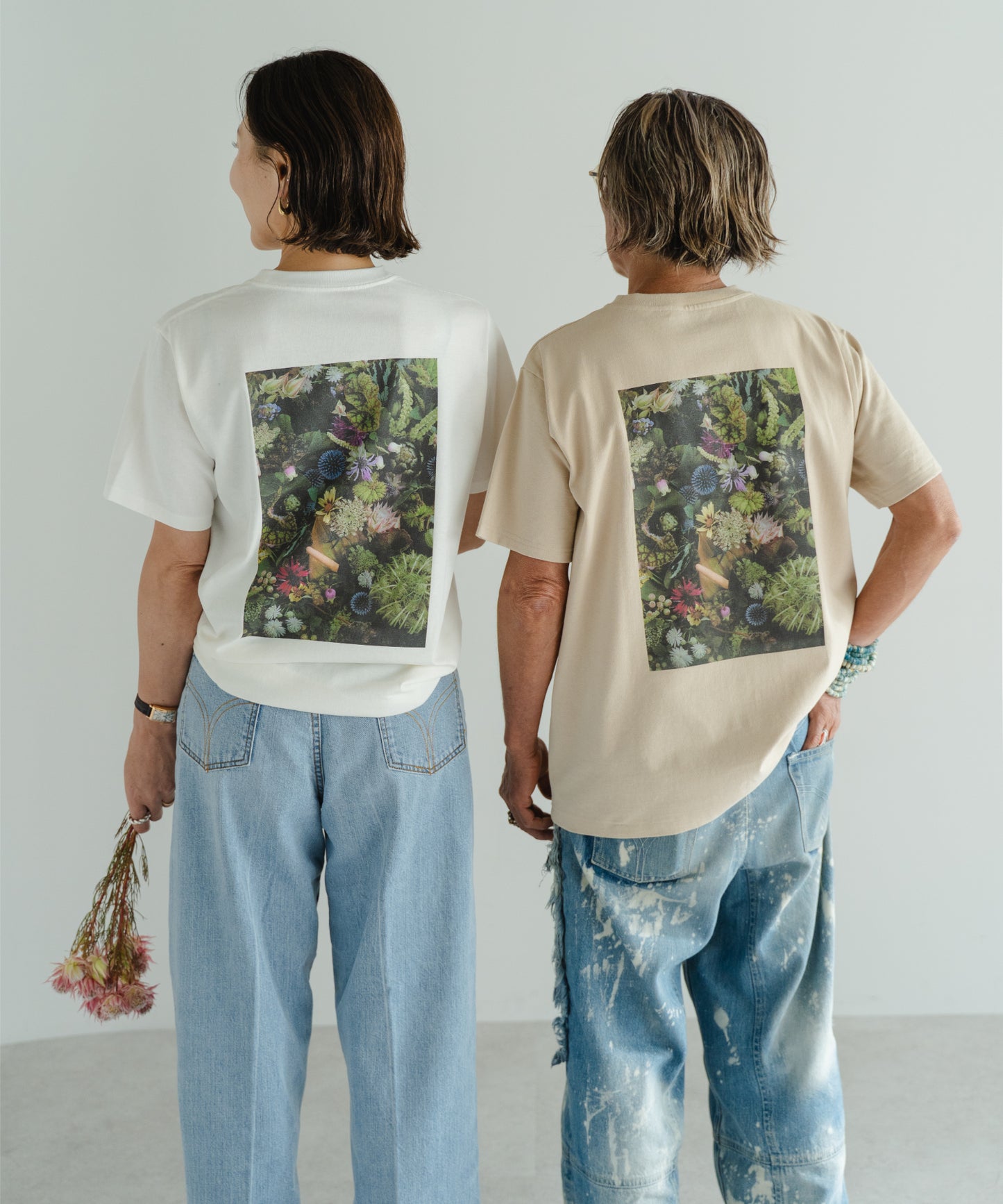 Botanical T-Shirt - Beige