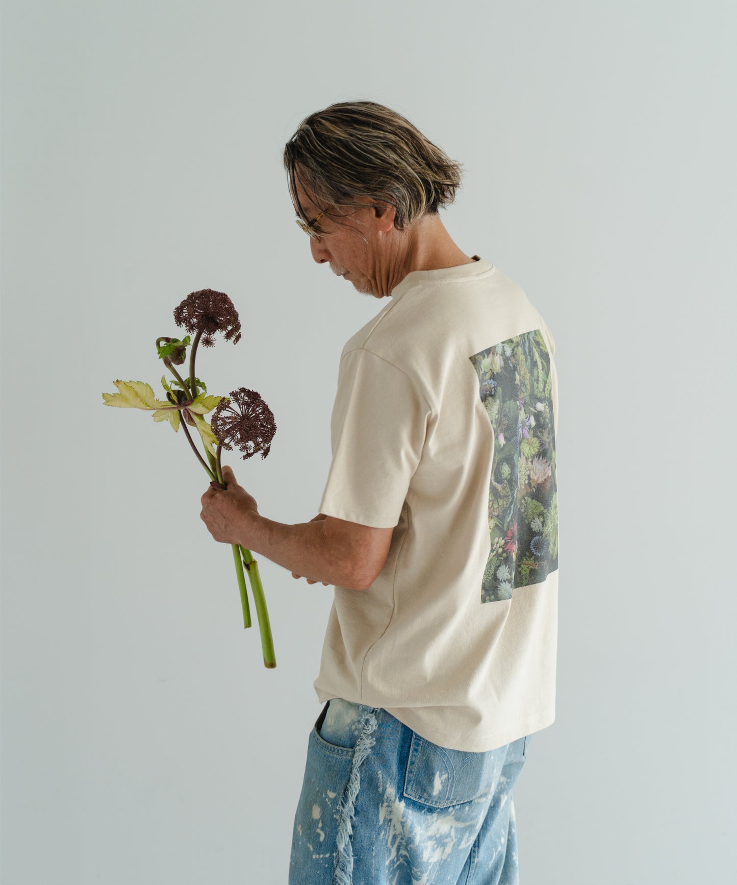 Botanical T-Shirt - Beige