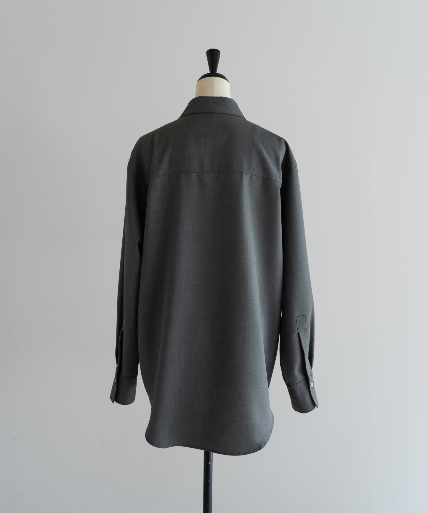 Over Size Shirt - Charcoal Gray