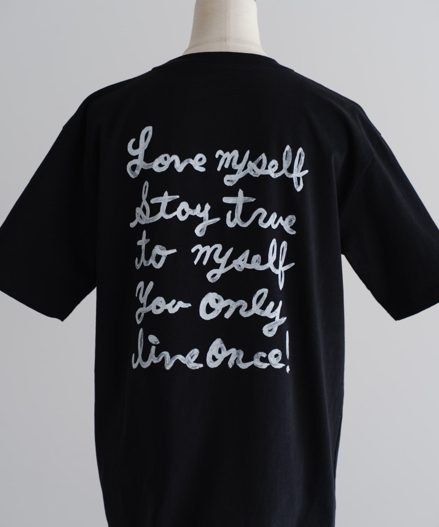 Message T Shirt - Black