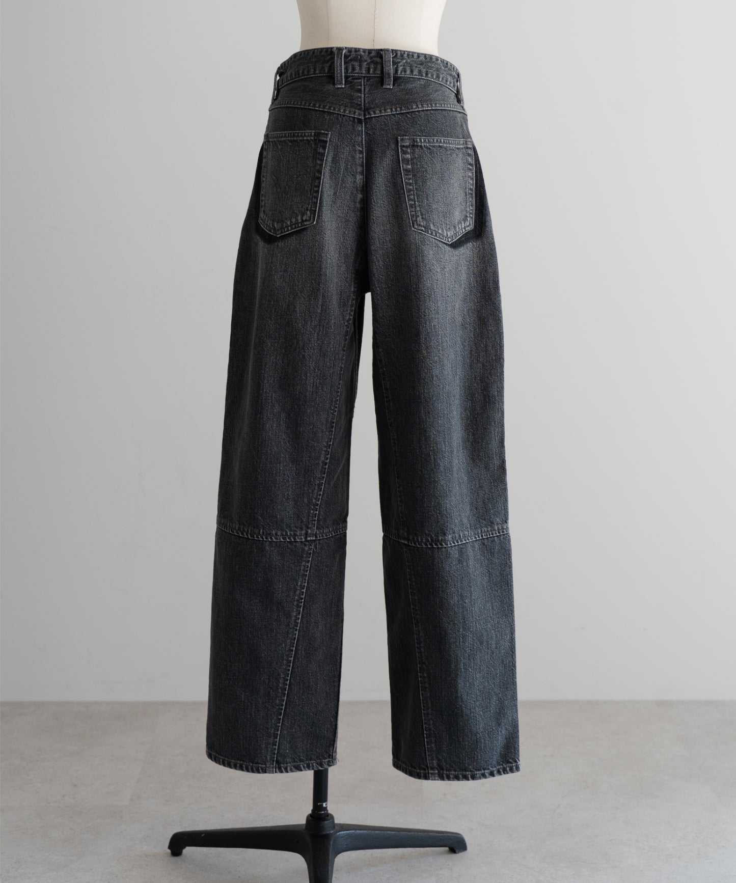 Organic Black-Denim Pants - Black