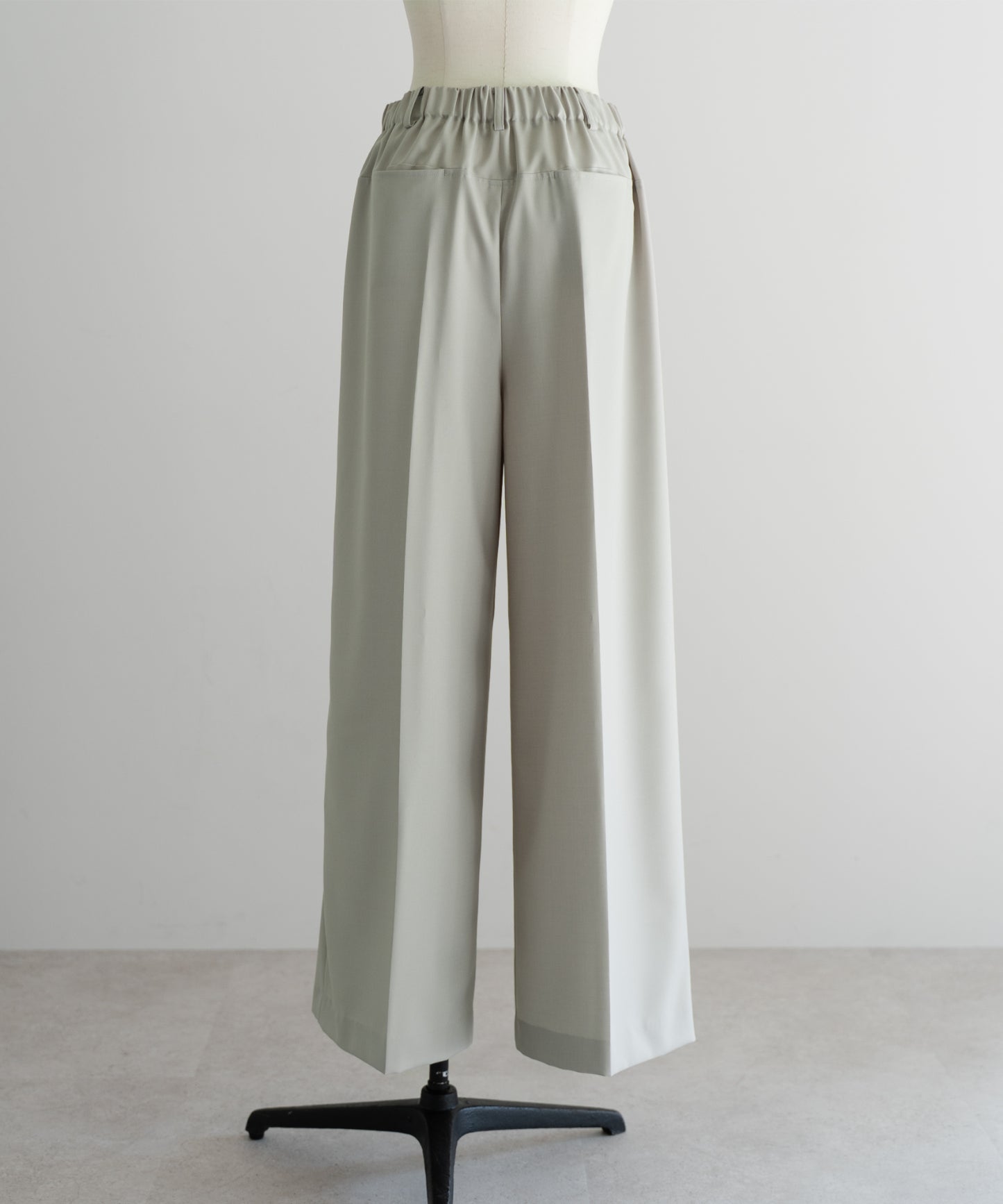 Tuck Wide Pants - Sage