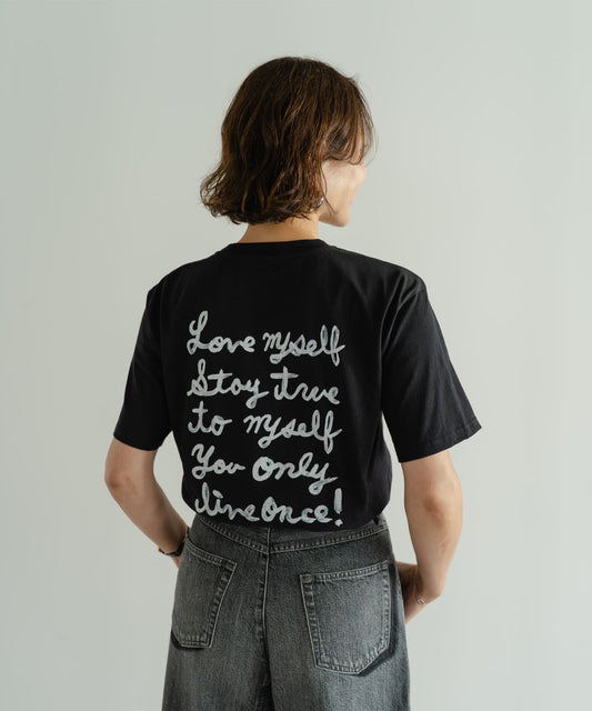 Message T Shirt - Black