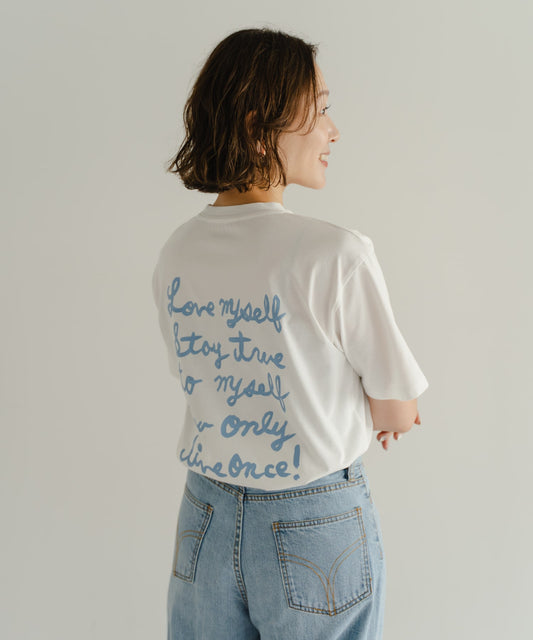 Message T Shirt - White