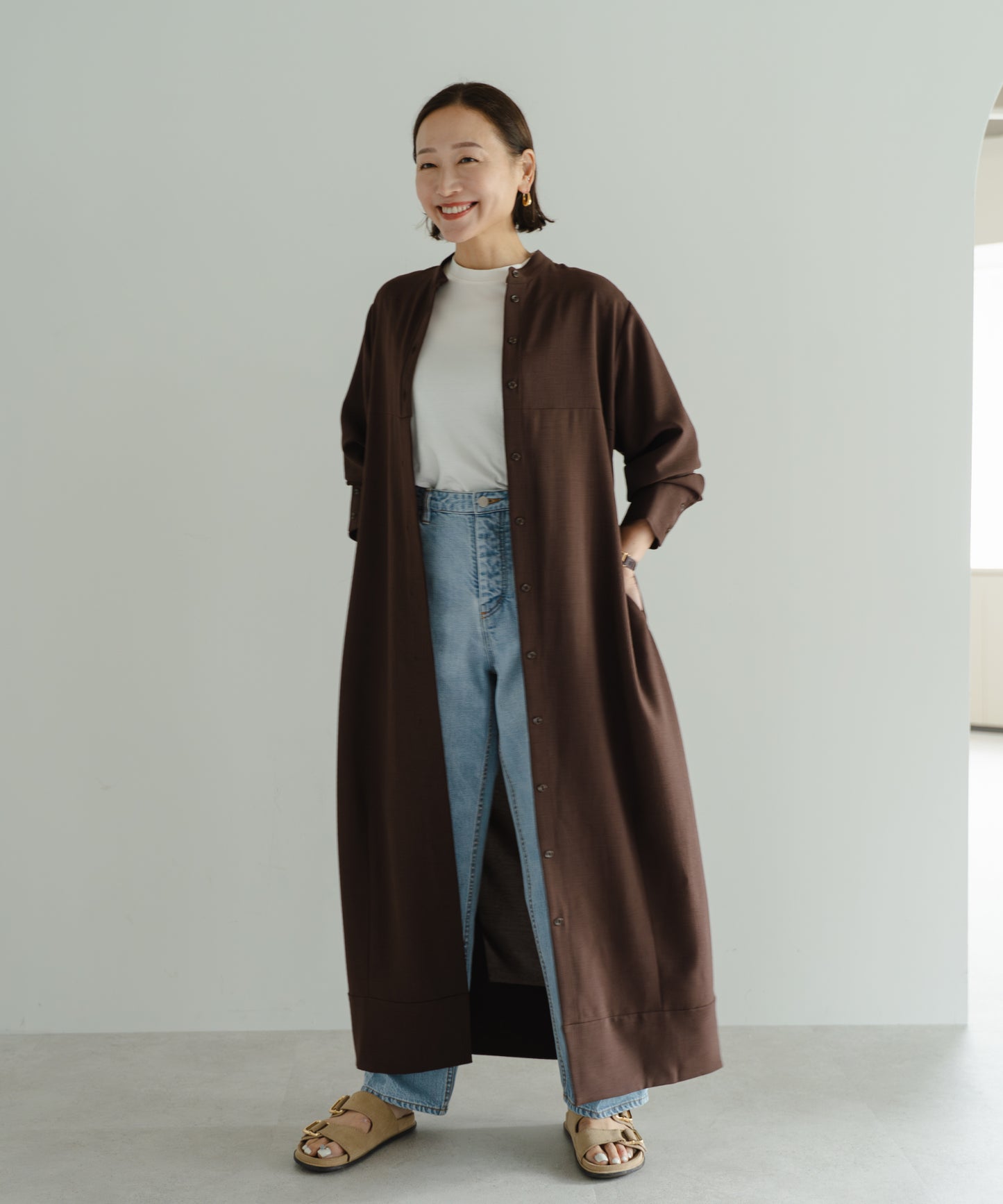 Cocoon One-Piece - Brown
